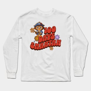 100 Days Smahtah - Patriot Owl Edition Long Sleeve T-Shirt